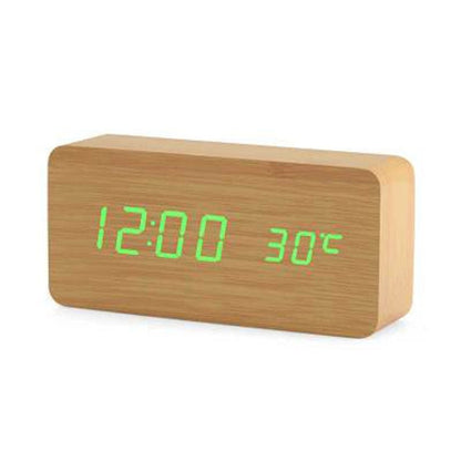 LED Alarmklok met Stemcontrole en Duidelijk Display
