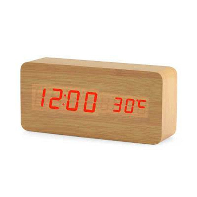 LED Alarmklok met Stemcontrole en Duidelijk Display