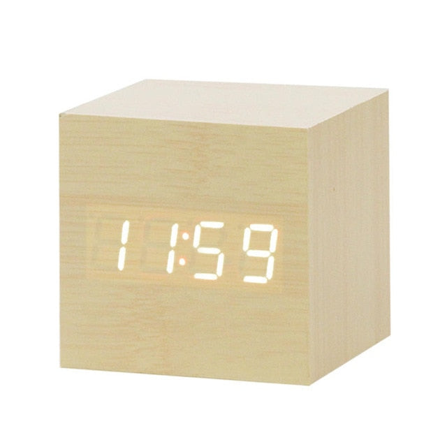 LED Alarmklok met Stemcontrole en Duidelijk Display - Velinix