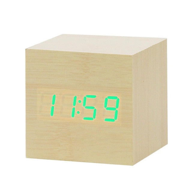 LED Alarmklok met Stemcontrole en Duidelijk Display