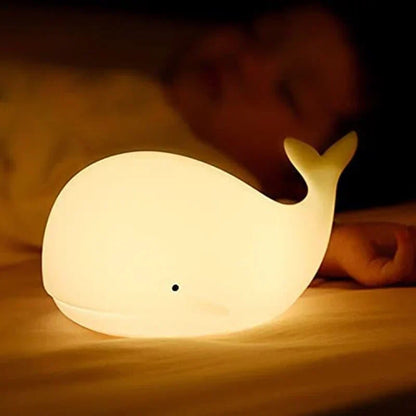 Walvis Nachtlampje Kleurverandering Touch Bediening Schattig - Velinix
