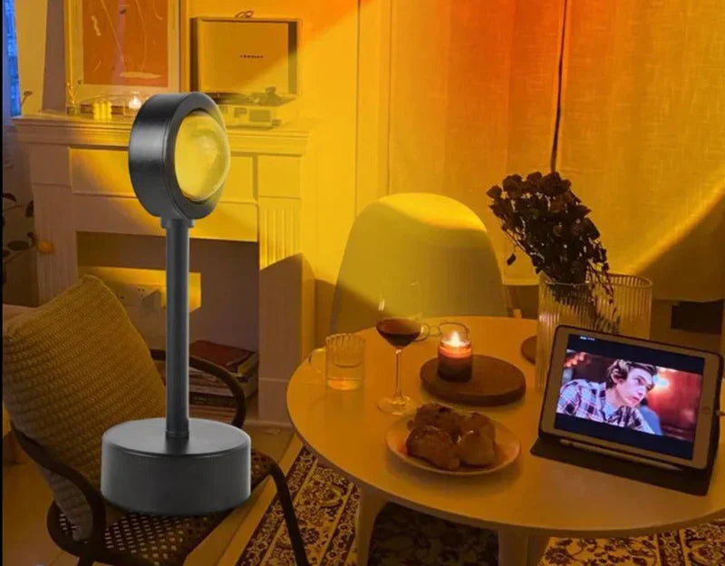 Kleurrijke Sfeerlamp met 4 Kleuren Dimbaar - Velinix