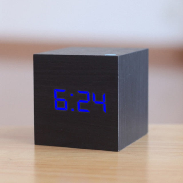 Digitale LED Wekker Vierkant Modern Design