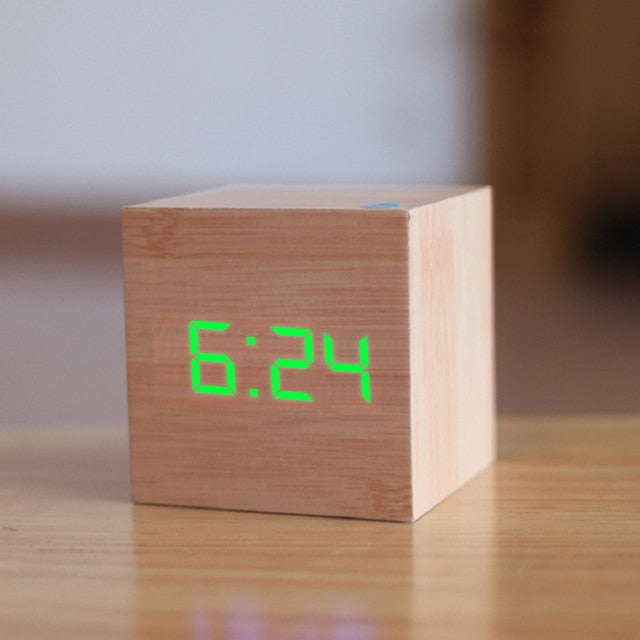 Digitale LED Wekker Vierkant Modern Design