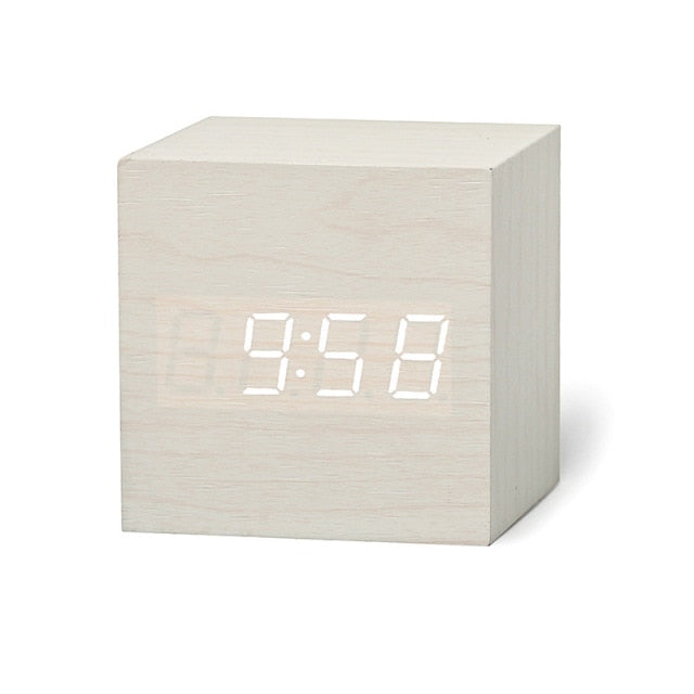 Digitale LED Wekker Vierkant Modern Design