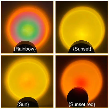 Kleurrijke Sfeerlamp met 4 Kleuren Dimbaar