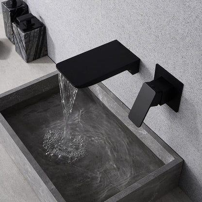 Wandkraan met Sensor en Watervaluitloop Modern Badkamer