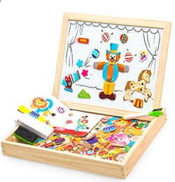Houten Magnetische Puzzel voor Kinderen en Volwassenen