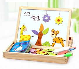 Houten Magnetische Puzzel voor Kinderen en Volwassenen