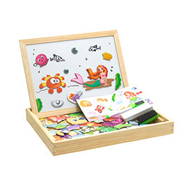 Houten Magnetische Puzzel voor Kinderen en Volwassenen