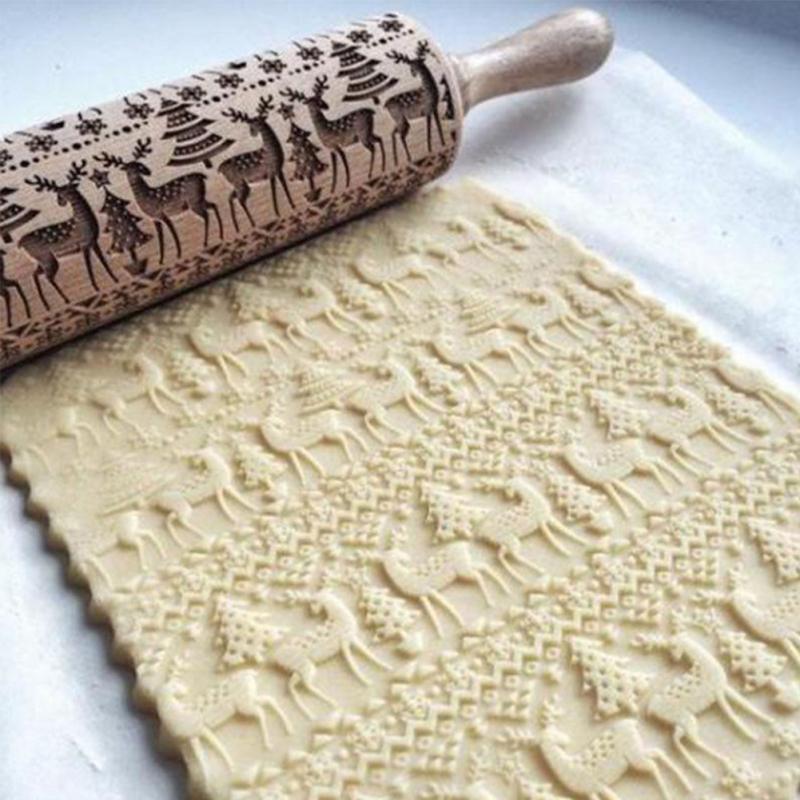 Decoratieve Deegroller voor Cookies en Taart