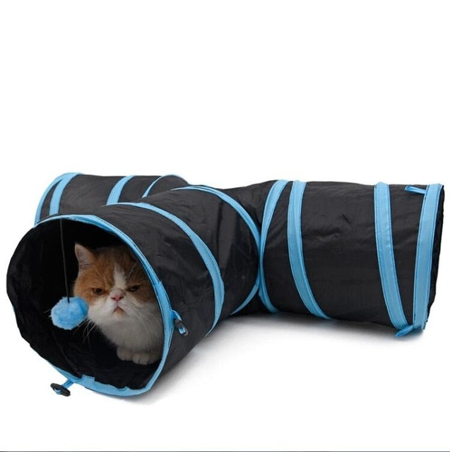 Kattenspeeltunnel Interactief Speelhuis voor Katten
