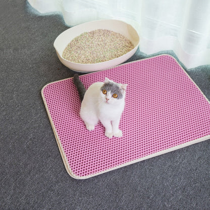 Kattenbak Mat Schoon en Droog Dubbel Laag Opvangmat