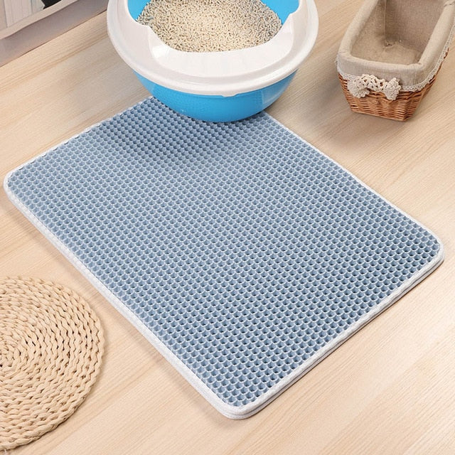 Kattenbak Mat Schoon en Droog Dubbel Laag Opvangmat