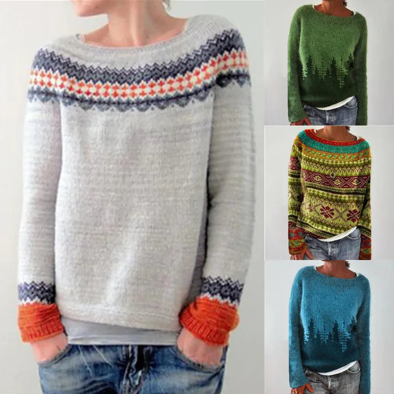 Retro Trui voor Vrouw Stijlvol en Comfortabel