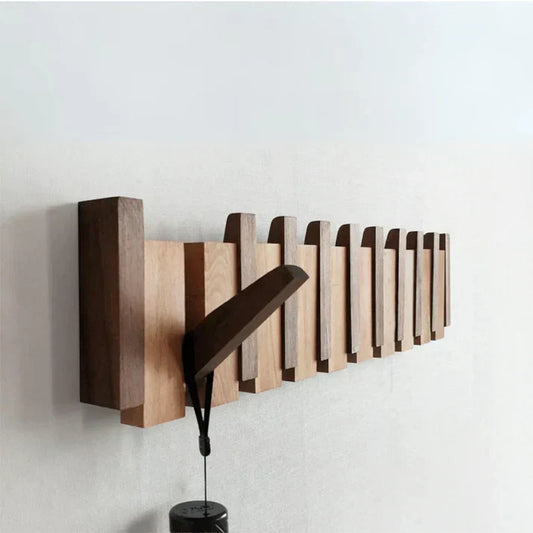 Houten Kapstok Piano Design voor Jas en Hoed - Velinix