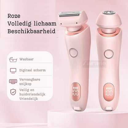 Vrouwen Scheerapparaat 2-in-1 Epilator en Trimmer