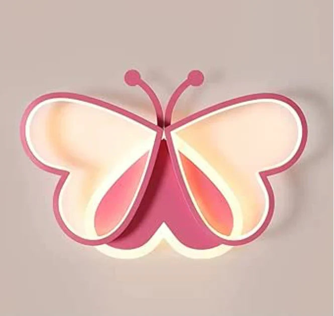 Kleurrijke LED Plafondlamp voor Kinderkamer Roze Design