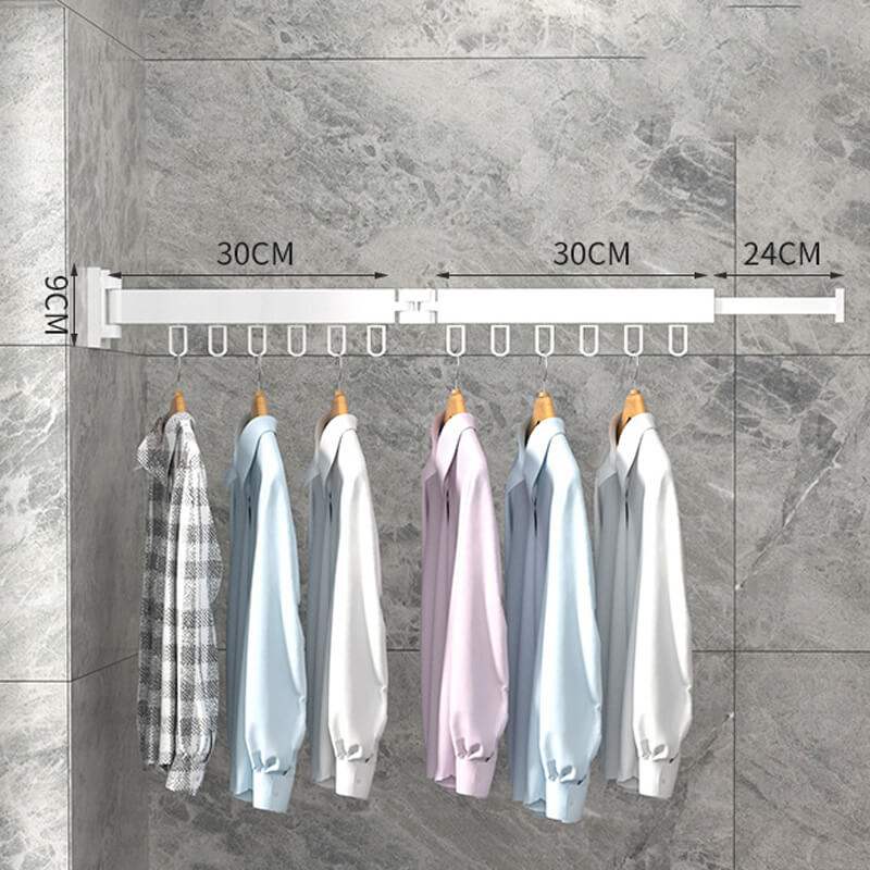 Droogrek Intrekbaar voor Kleding en Handdoeken