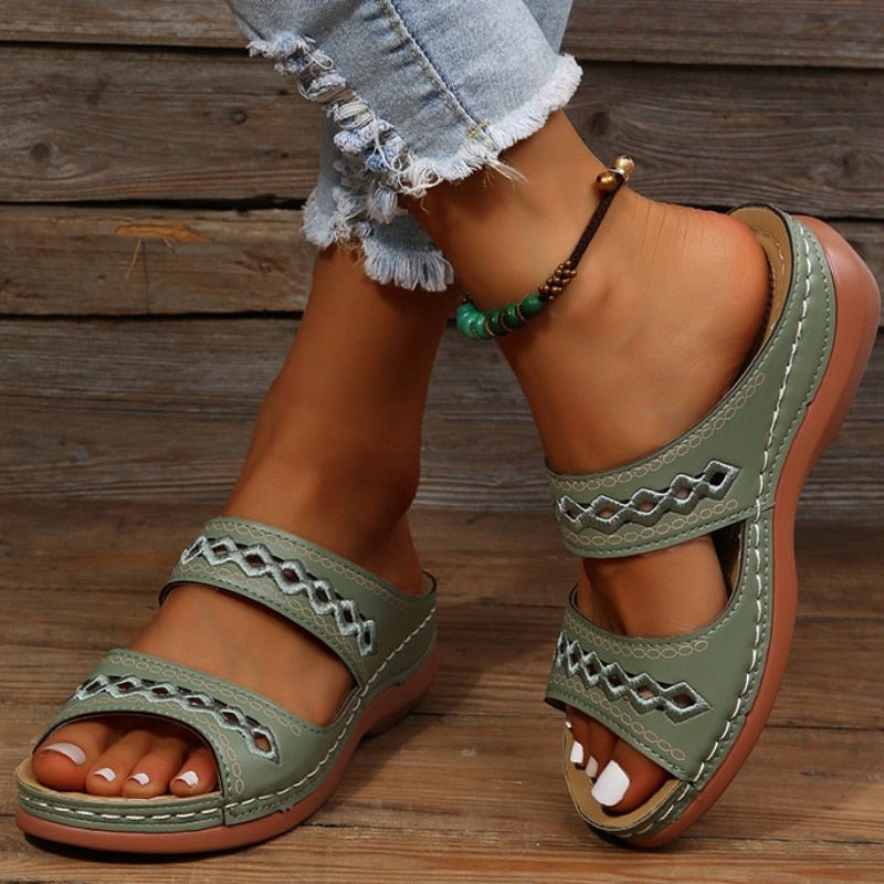 Emma™ – Dames Sandalen met Ultiem Comfort en Retro Ontwerp