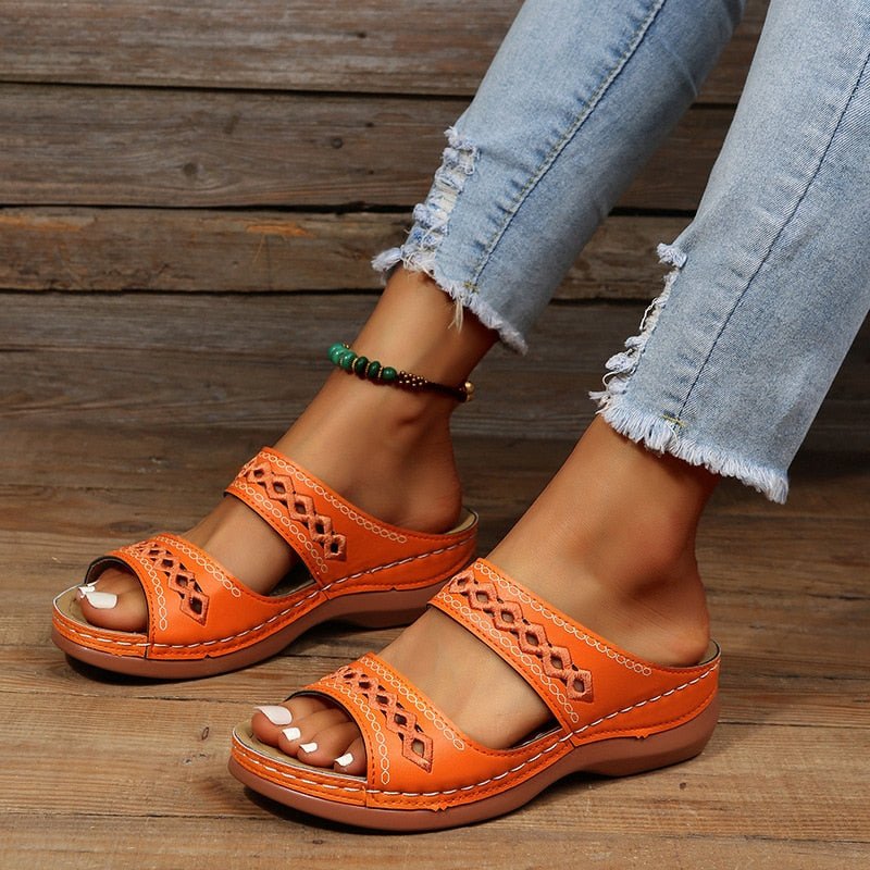 Emma™ – Dames Sandalen met Ultiem Comfort en Retro Ontwerp