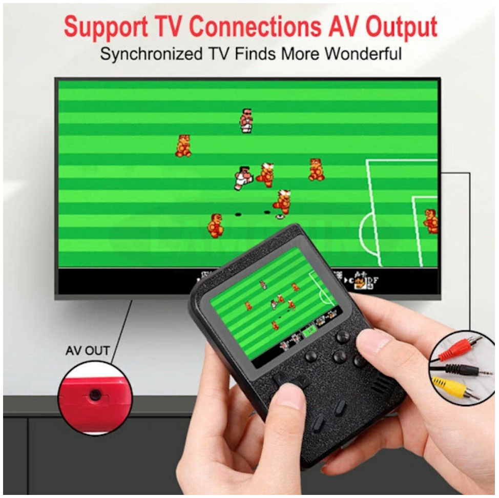 Retro Handheld Console 400 Games Pocketformaat