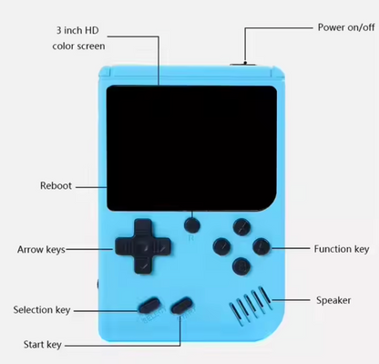 Retro Handheld Console 400 Games Pocketformaat