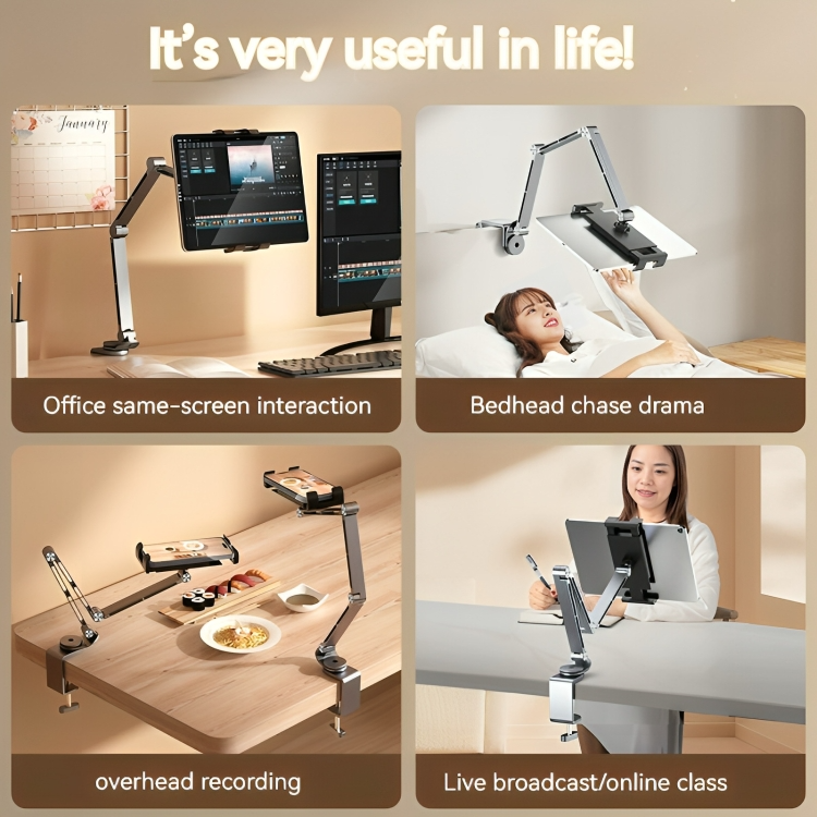 Tablet en Smartphone Steun Verstelbaar Licht en Elegant