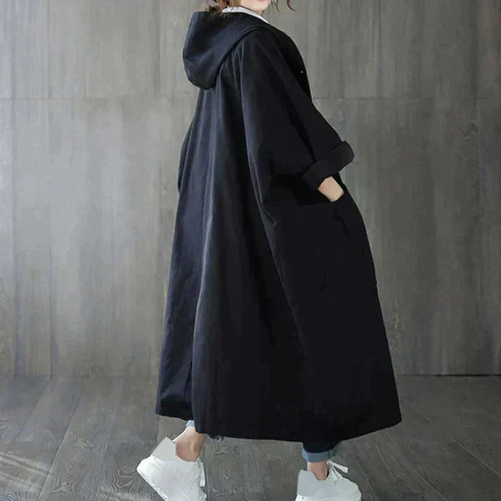 Dael Trenchcoat Oversized Comfortabel en Stijlvol
