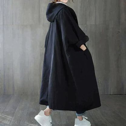 Dael Trenchcoat Oversized Comfortabel en Stijlvol
