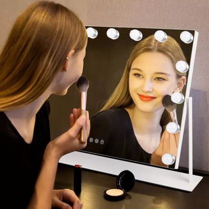 LED Makeup Spiegel Verlichting met Dimbare Lichtbollen