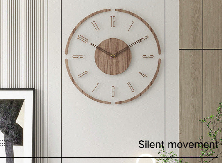 Houten Wandklok Scandinavisch Design WoodWave