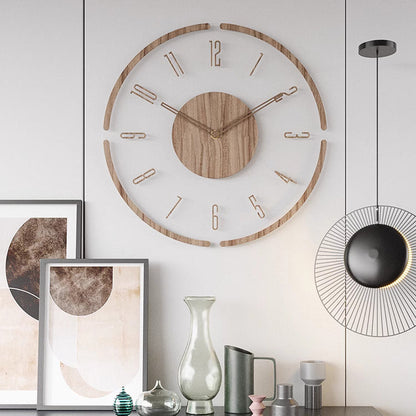 Houten Wandklok Scandinavisch Design WoodWave
