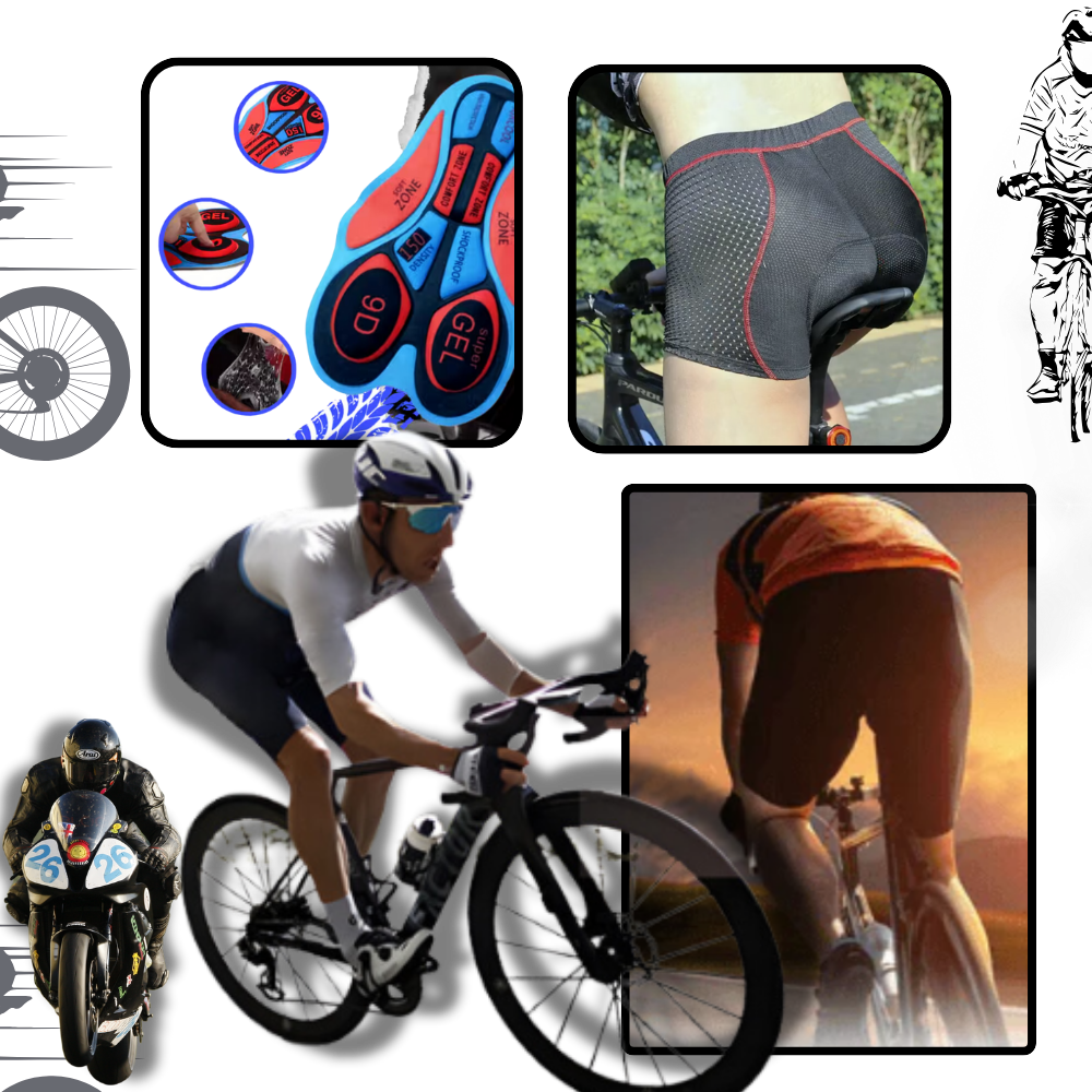 Fietsbroek Gevoerd Naadloos Comfortabel