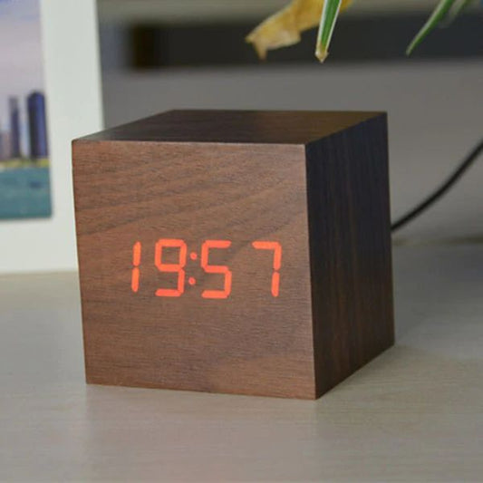 Digitale Tafelklok Kubus Design Modern voor Thuis - Velinix