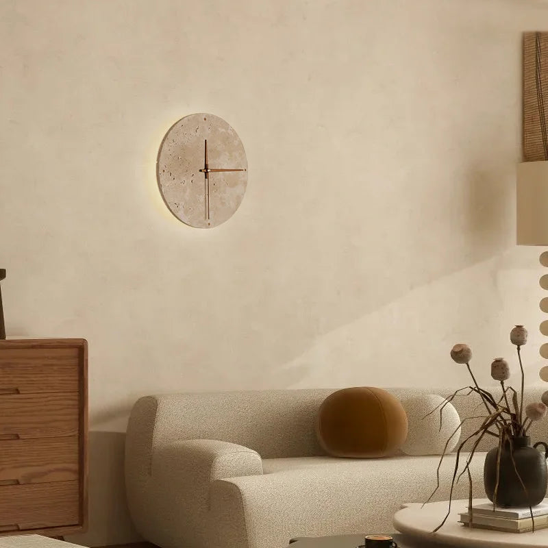 Wandlamp met Klok Modern Design LED Verlichting