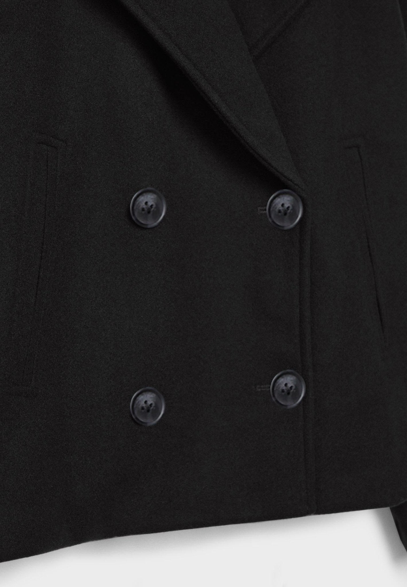 Korte Damesjas Elegante Dubbelknop Stijlvol Design