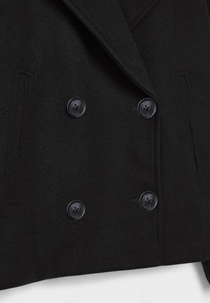 Korte Damesjas Elegante Dubbelknop Stijlvol Design