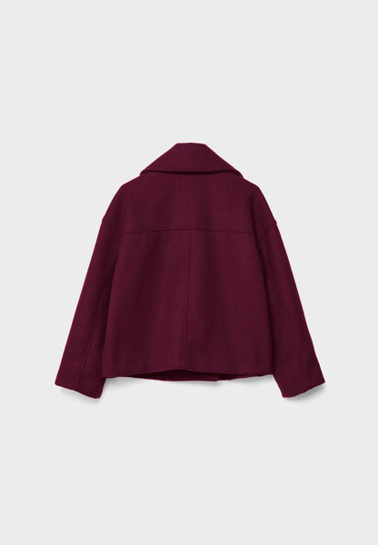 Korte Damesjas Elegante Dubbelknop Stijlvol Design