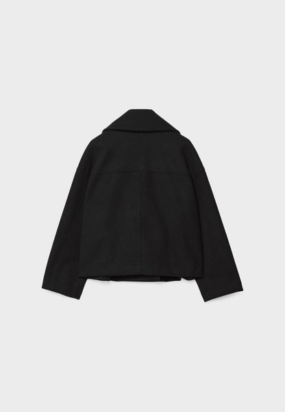 Korte Damesjas Elegante Dubbelknop Stijlvol Design