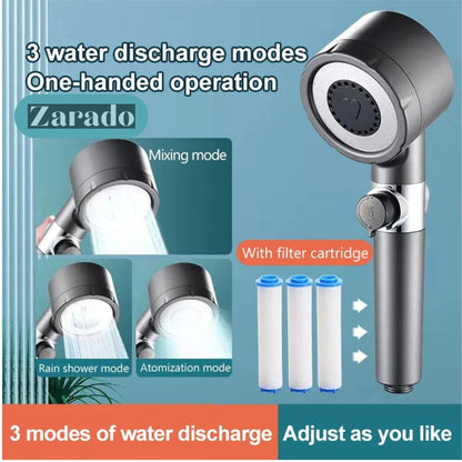 Douchekop AquaFlow 3 Standaard Waterbesparend