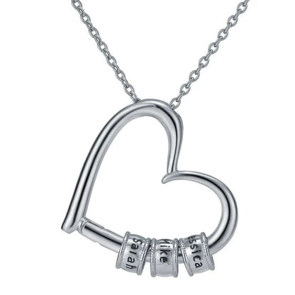 Liefdesketting met Gegraveerde Hanger Mooie Moederdag Geschenk
