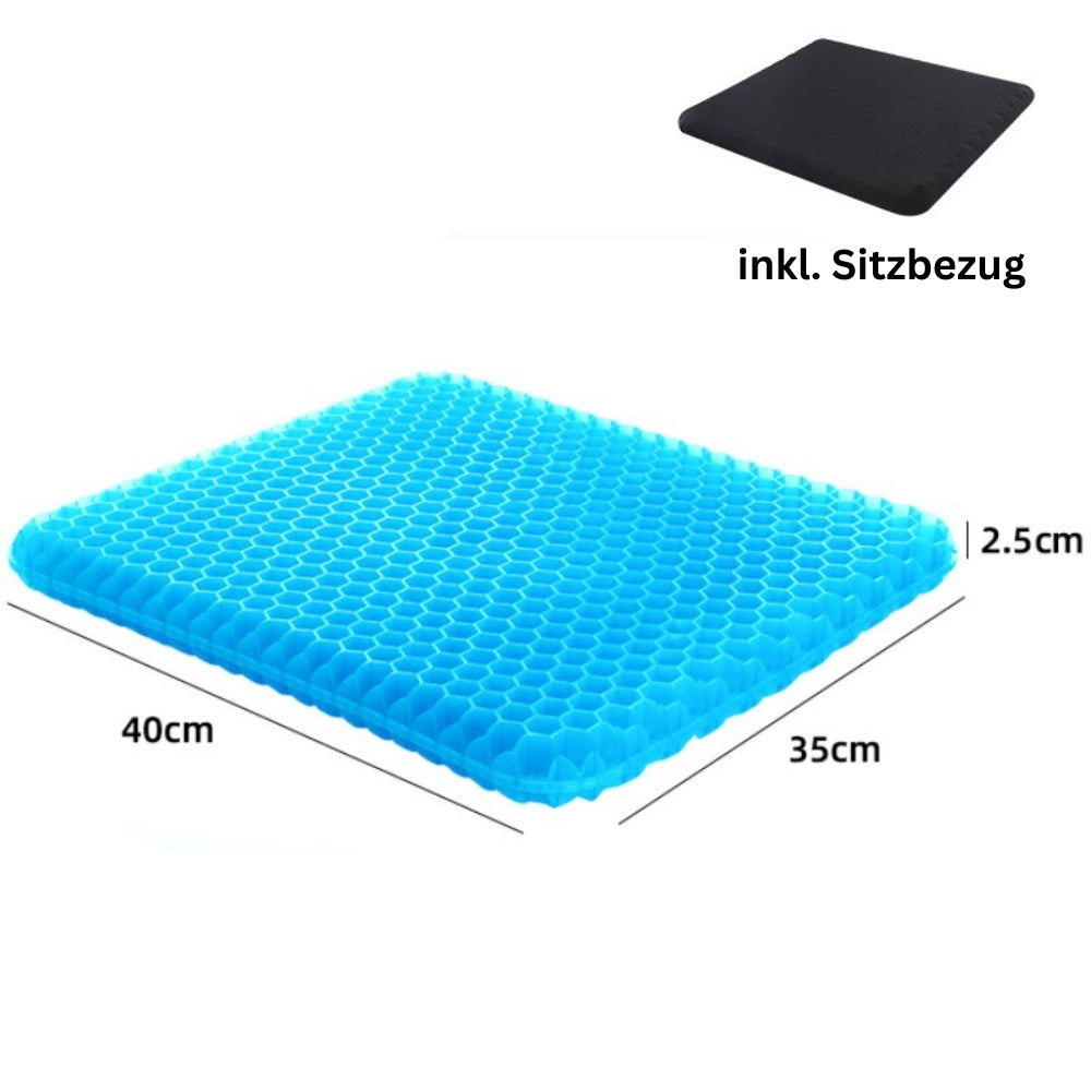 Ergonomisch Zitkussen Gel voor Rugondersteuning - Velinix