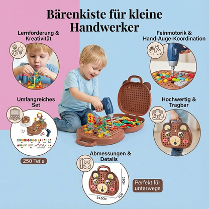 Kinder Werkkist met Beren Thema voor Knutselen