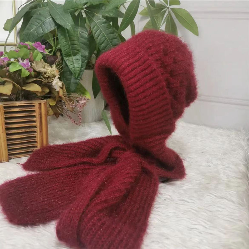 Dames Sjaal Muts 2-in-1 Set Warm en Stijlvol