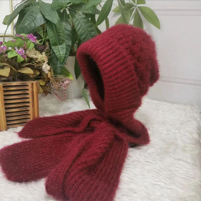 Dames Sjaal Muts 2-in-1 Set Warm en Stijlvol
