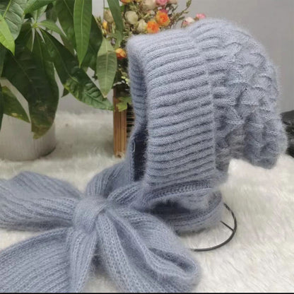 Dames Sjaal Muts 2-in-1 Set Warm en Stijlvol