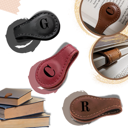 Leren Boekenlegger Gepersonaliseerd Magnetisch Design