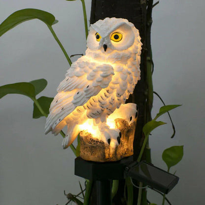Uilen Tuinlamp Zonne-Energie Sfeervol LED Licht