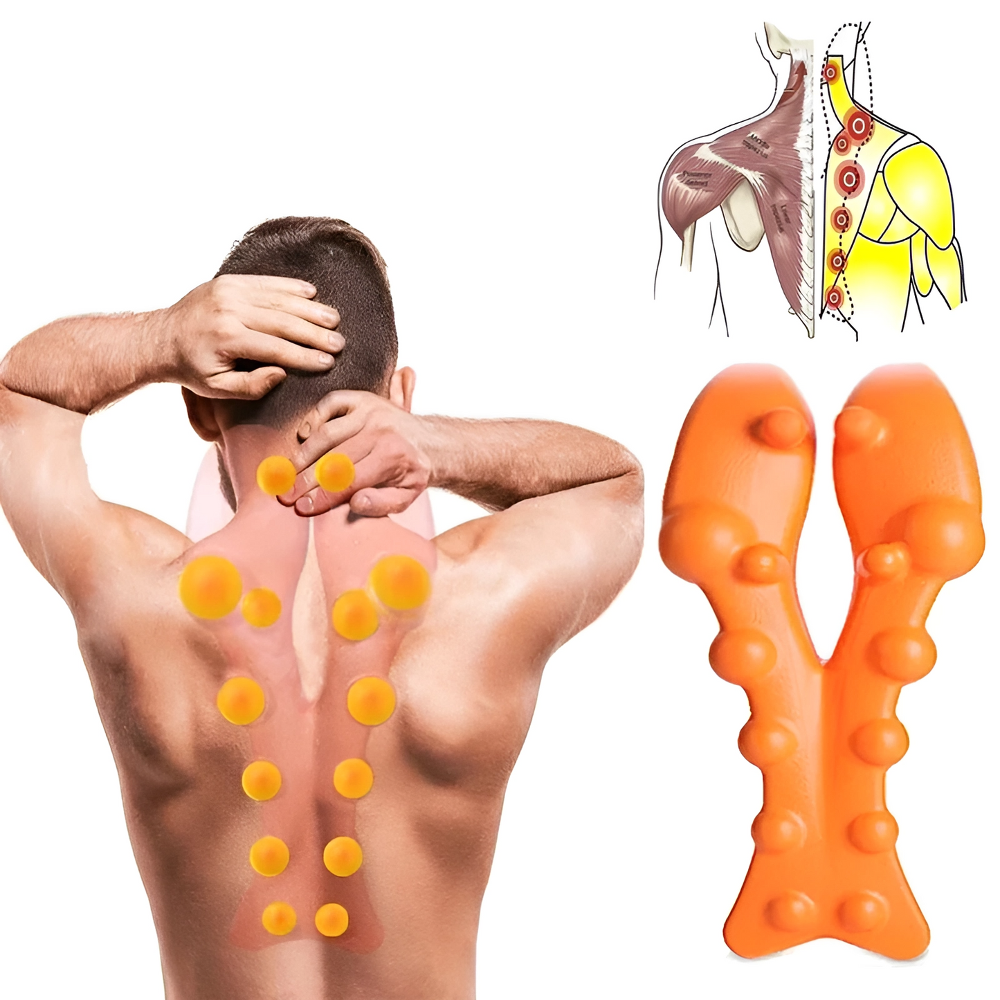 Schouder- en Nackenmassager Relax Therapy voor Thuisgebruik - Velinix